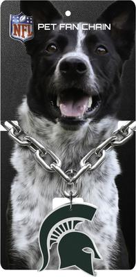 Show full view: Littlearth NCAA Fan Chain for Dogs & Cats, Michigan State Spartans slide 4 of 6