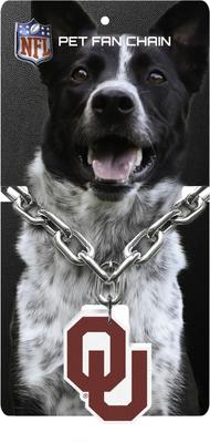 Show full view: Littlearth NCAA Fan Chain for Dogs & Cats, Oklahoma Sooners slide 4 of 6