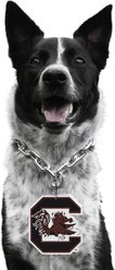 Littlearth NCAA Fan Chain for Dogs & Cats, South Carolina Fighting Gamecocks