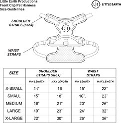 Littlearth NCAA Front Clip Dog Harness, Auburn University, Medium slide 2 of 5