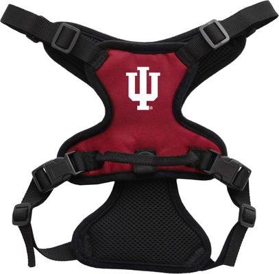 Show full view: Littlearth NCAA Front Clip Dog Harness, Indiana Hoosiers, Medium slide 3 of 6