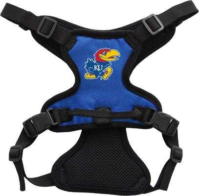Show full view: Littlearth NCAA Front Clip Dog Harness, Kansas Jayhawks, X-Small slide 3 of 6