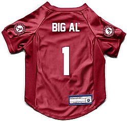 Littlearth NCAA Stretch Dog & Cat Jersey, Alabama Crimson Tide, Small slide 1 of 7