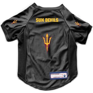 Littlearth NCAA Stretch Dog & Cat Jersey, Arizona State Sun Devils, Large