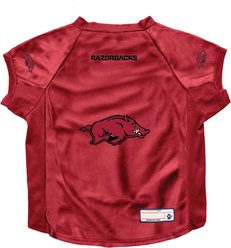Littlearth NCAA Stretch Dog & Cat Jersey, Arkansas Razorbacks, Big Dog