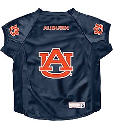 Littlearth NCAA Stretch Dog & Cat Jersey, Auburn Tigers, Big Dog