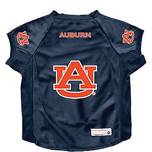 Littlearth NCAA Stretch Dog & Cat Jersey, Auburn Tigers, Big Dog