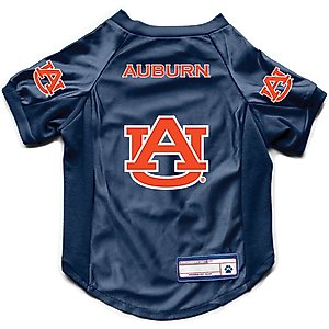 Littlearth NCAA Stretch Dog & Cat Jersey, Auburn Tigers, X-Large