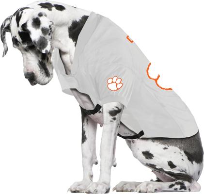 Show full view: Littlearth NCAA Stretch Dog & Cat Jersey, Clemson Tigers, Big Dog slide 3 of 6