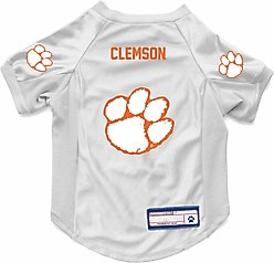 Littlearth NCAA Stretch Dog & Cat Jersey, Clemson Tigers, X-Large slide 1 of 7