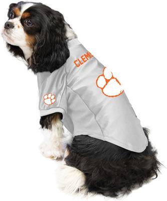 Show full view: Littlearth NCAA Stretch Dog & Cat Jersey, Clemson Tigers, X-Large slide 3 of 8