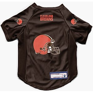 Littlearth NFL Stretch Dog & Cat Jersey, Cleveland Browns, Large