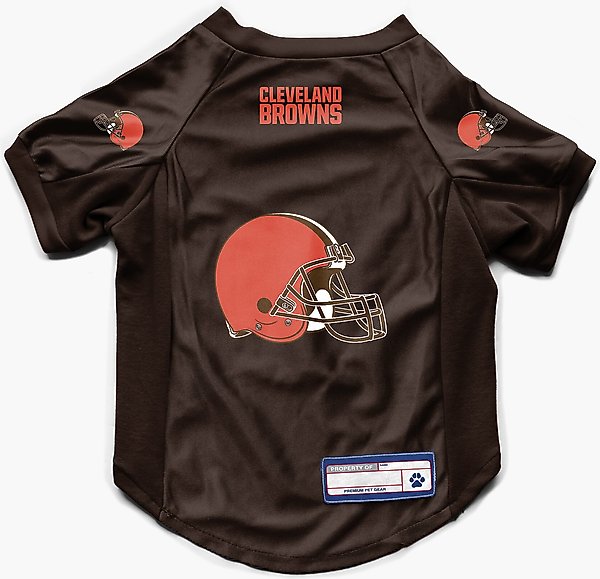 Show full view: Littlearth NFL Stretch Dog & Cat Jersey, Cleveland Browns, X-Large slide 1 of 4