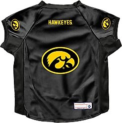 Littlearth NCAA Stretch Dog & Cat Jersey, Iowa Hawkeyes, Big Dog slide 1 of 6