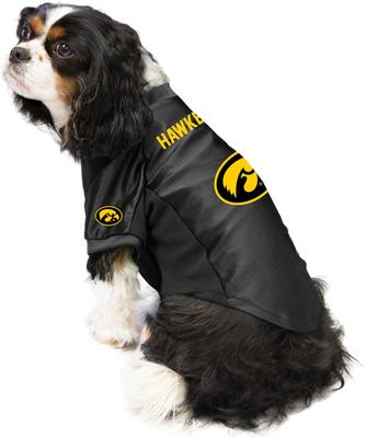 Show full view: Littlearth NCAA Stretch Dog & Cat Jersey, Iowa Hawkeyes, X-Small slide 4 of 9
