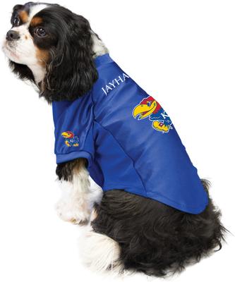 Show full view: Littlearth NCAA Stretch Dog & Cat Jersey, Kansas Jayhawks, Medium slide 3 of 8