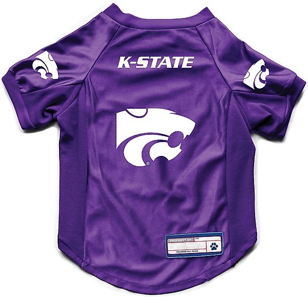 Show full view: Littlearth NCAA Stretch Dog & Cat Jersey, Kansas State Wildcats, Large slide 1 of 8