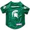 Show in main carousel: Littlearth NCAA Stretch Dog & Cat Jersey, Michigan State Spartans, Small slide 1 of 8