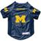 Show in main carousel: Littlearth NCAA Stretch Dog & Cat Jersey, Michigan Wolverines, X-Small slide 1 of 9