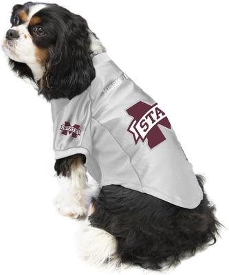 Show full view: Littlearth NCAA Stretch Dog & Cat Jersey, Mississippi State Bulldogs, Large slide 3 of 8