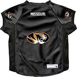 Littlearth NCAA Stretch Dog & Cat Jersey, Missouri Tigers, Big