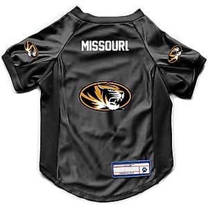 Littlearth NCAA Stretch Dog & Cat Jersey, Missouri Tigers, Medium