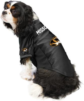Show full view: Littlearth NCAA Stretch Dog & Cat Jersey, Missouri Tigers, X-Small slide 4 of 7