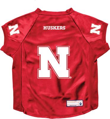 Show full view: Littlearth NCAA Stretch Dog & Cat Jersey, Nebraska Cornhuskers, Big Dog slide 1 of 6