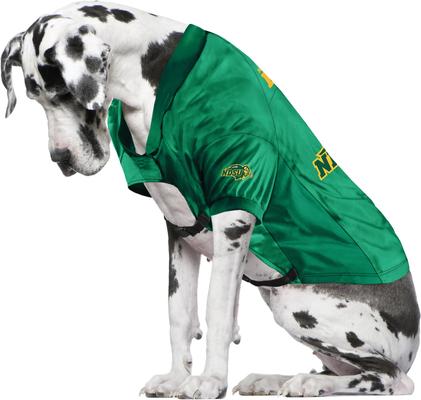 Show full view: Littlearth NCAA Stretch Dog & Cat Jersey, North Dakota State Bison, Big Dog slide 3 of 6