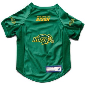 Littlearth NCAA Stretch Dog & Cat Jersey, North Dakota State Bison, Large