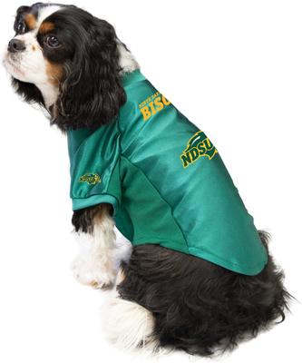 Show full view: Littlearth NCAA Stretch Dog & Cat Jersey, North Dakota State Bison, Small slide 3 of 8