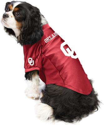Show full view: Littlearth NCAA Stretch Dog & Cat Jersey, Oklahoma Sooners, Large slide 3 of 8