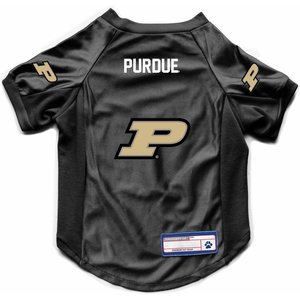 Littlearth NCAA Stretch Dog & Cat Jersey, Purdue Boilermakers, Small