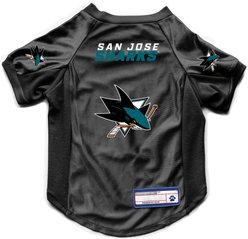 Littlearth NHL Stretch Dog & Cat Jersey, San Jose Sharks, Medium