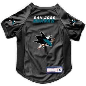Littlearth NHL Stretch Dog & Cat Jersey, San Jose Sharks, Medium