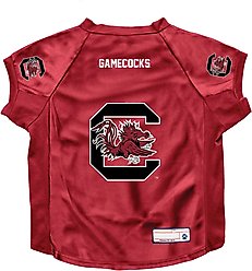 Littlearth NCAA Stretch Dog & Cat Jersey, South Carolina Fighting Gamecocks, Big