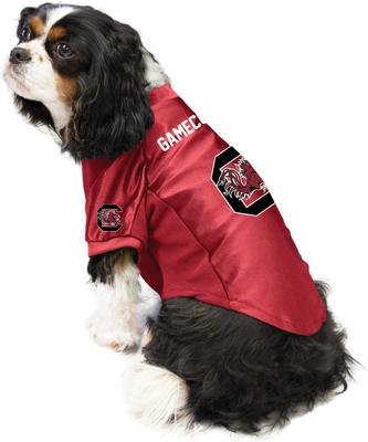 Show full view: Littlearth NCAA Stretch Dog & Cat Jersey, South Carolina Fighting Gamecocks, X-Small slide 4 of 7
