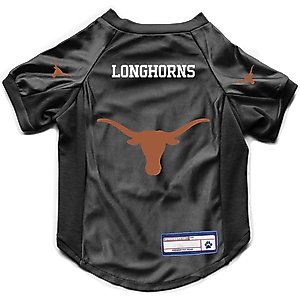 Littlearth NCAA Stretch Dog & Cat Jersey, Texas Longhorns, Small