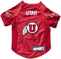 Littlearth NCAA Stretch Dog & Cat Jersey, Utah Utes, X-Small slide 1 of 6