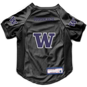 Littlearth NCAA Stretch Dog & Cat Jersey, Washington Huskies, Large
