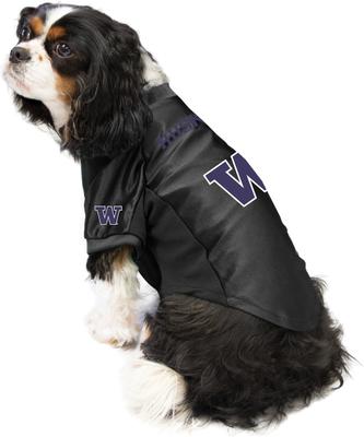 Show full view: Littlearth NCAA Stretch Dog & Cat Jersey, Washington Huskies, X-Large slide 3 of 8