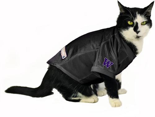 Show full view: Littlearth NCAA Stretch Dog & Cat Jersey, Washington Huskies, X-Large slide 5 of 8