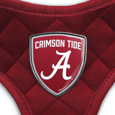 Show full view: Littlearth NCAA Velvet Dog Harness, Alabama Crimson Tide, X-Small slide 4 of 7