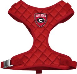 Littlearth NCAA Velvet Dog Harness, Georgia Bulldogs, Medium