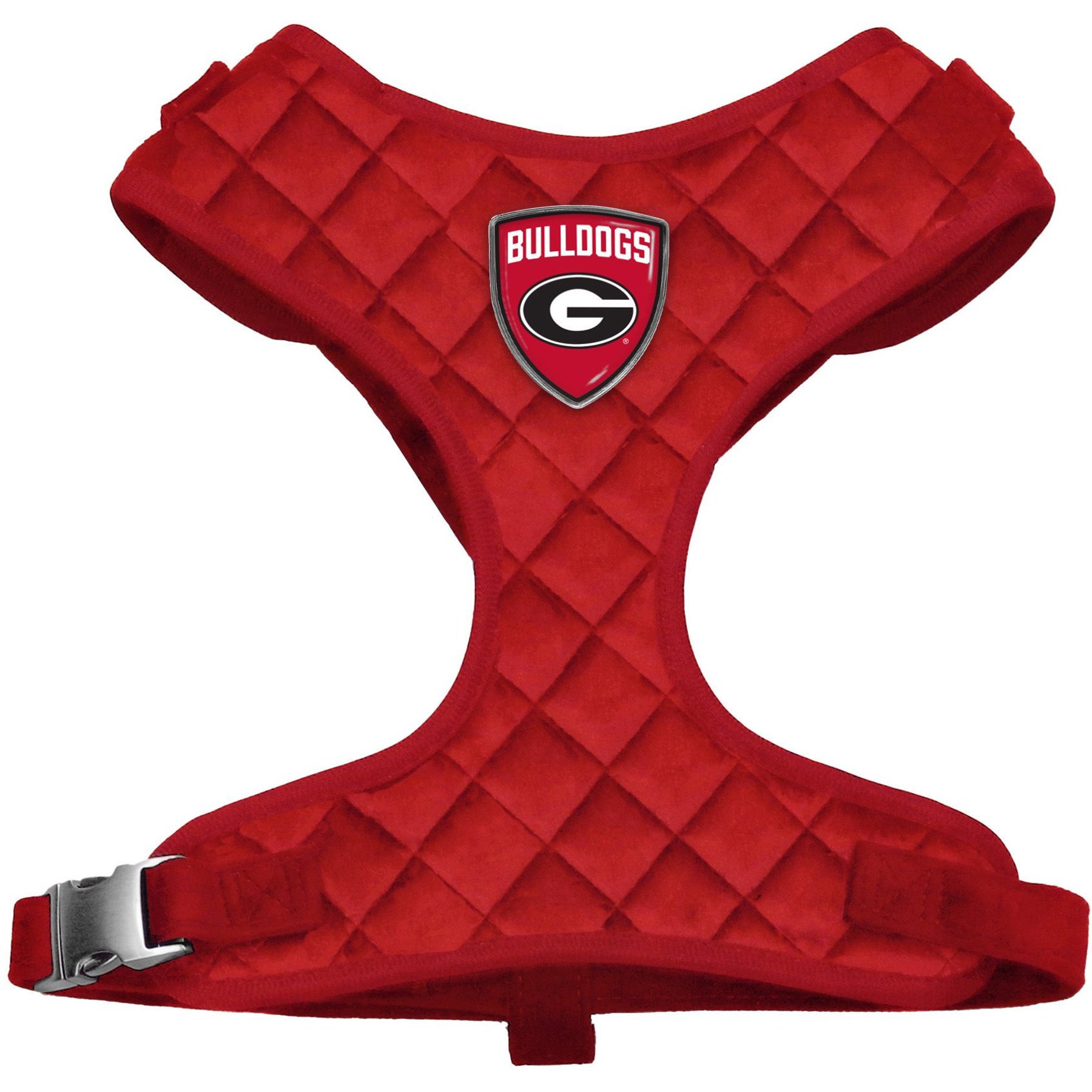 Littlearth NCAA Velvet Dog Harness, Georgia Bulldogs, X-Small