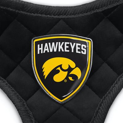 Show full view: Littlearth NCAA Velvet Dog Harness, Iowa Hawkeyes, X-Small slide 5 of 8