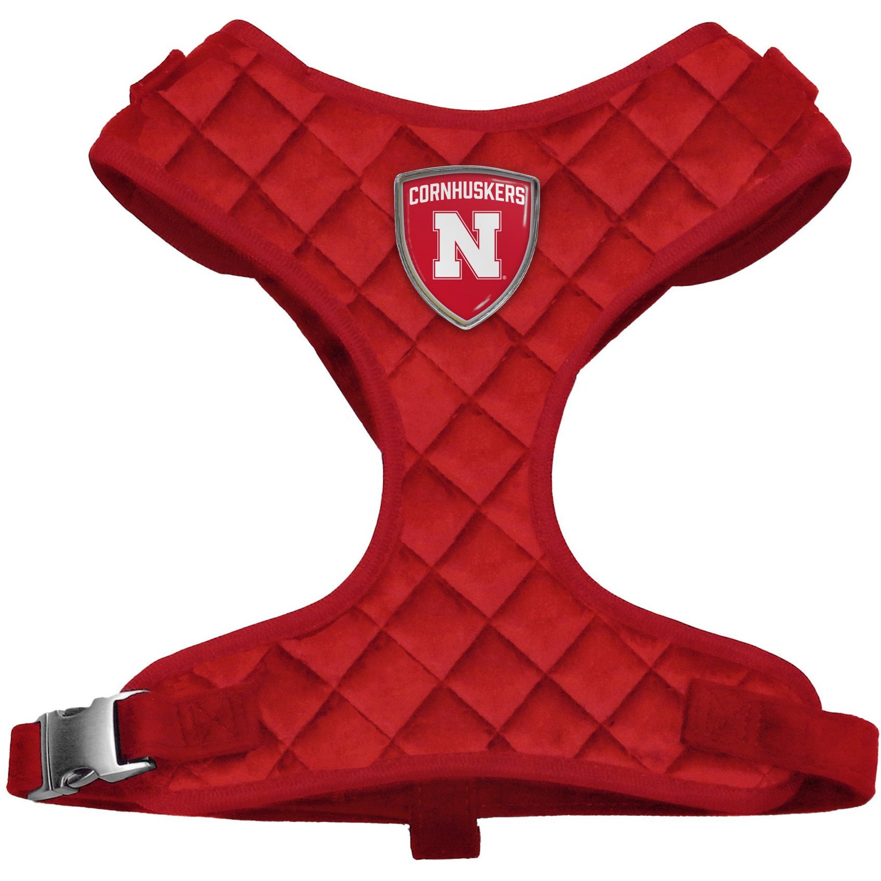 Littlearth NCAA Velvet Dog Harness, Nebraska Cornhuskers, X-Small