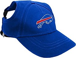 Littlearth NFL Dog & Cat Baseball Hat, Buffalo Bills, Medium