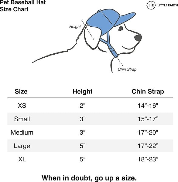 Show full view: Littlearth NFL Dog & Cat Baseball Hat, Buffalo Bills, Medium slide 2 of 3