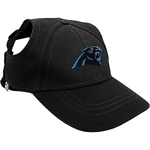 Littlearth NFL Dog & Cat Baseball Hat, Carolina Panthers, Medium